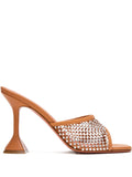 Amina Muaddi - Lupita Crystal Net Slippers