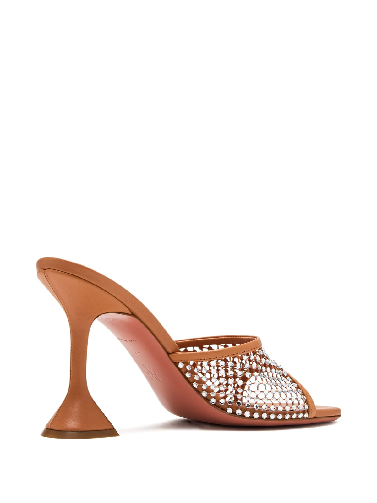 Amina Muaddi - Lupita Crystal Net Slippers