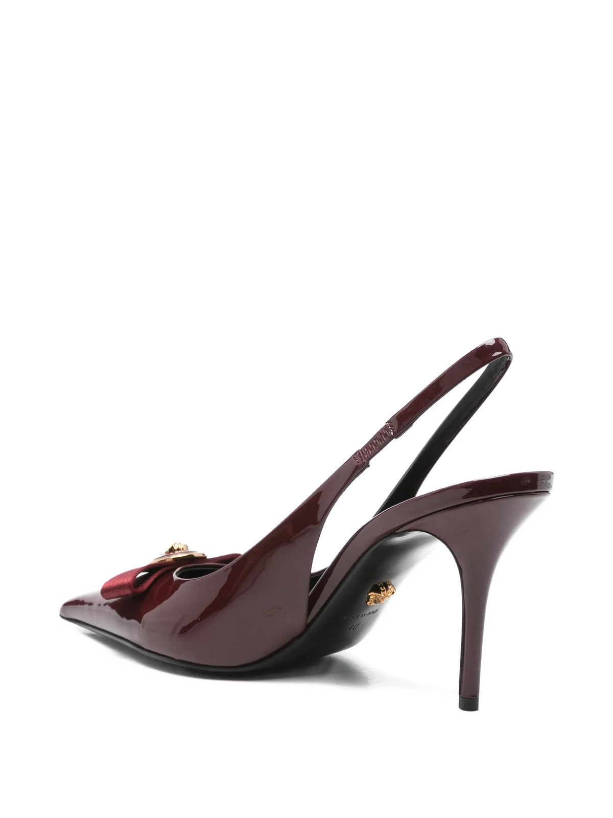 Versace - 85mm Gianni Ribbon Slingback Pumps