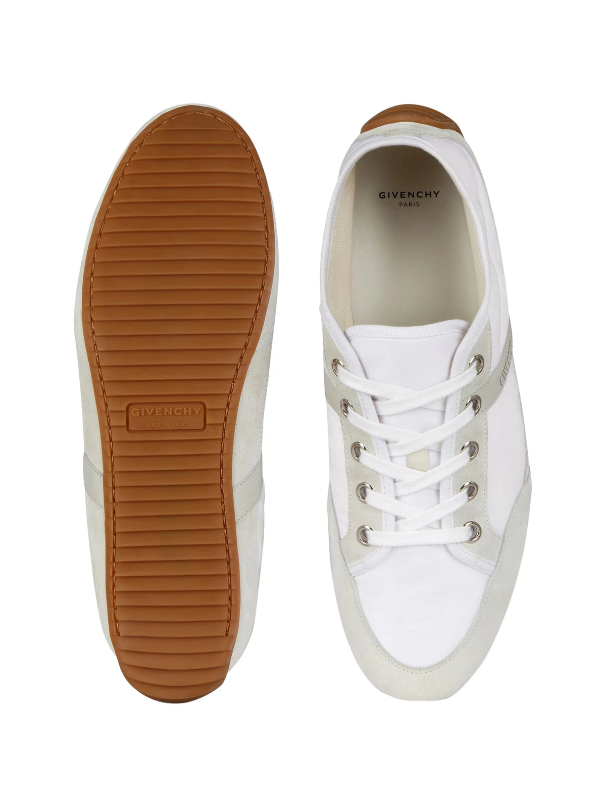 Givenchy - Slim Sneakers In Nylon And Suede