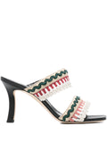 Manolo Blahnik - 95mm Mabecomu Woven Sandals