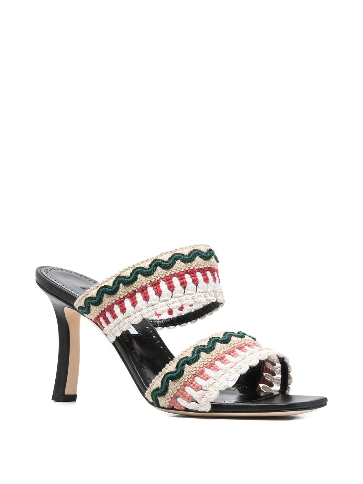 Manolo Blahnik - 95mm Mabecomu Woven Sandals
