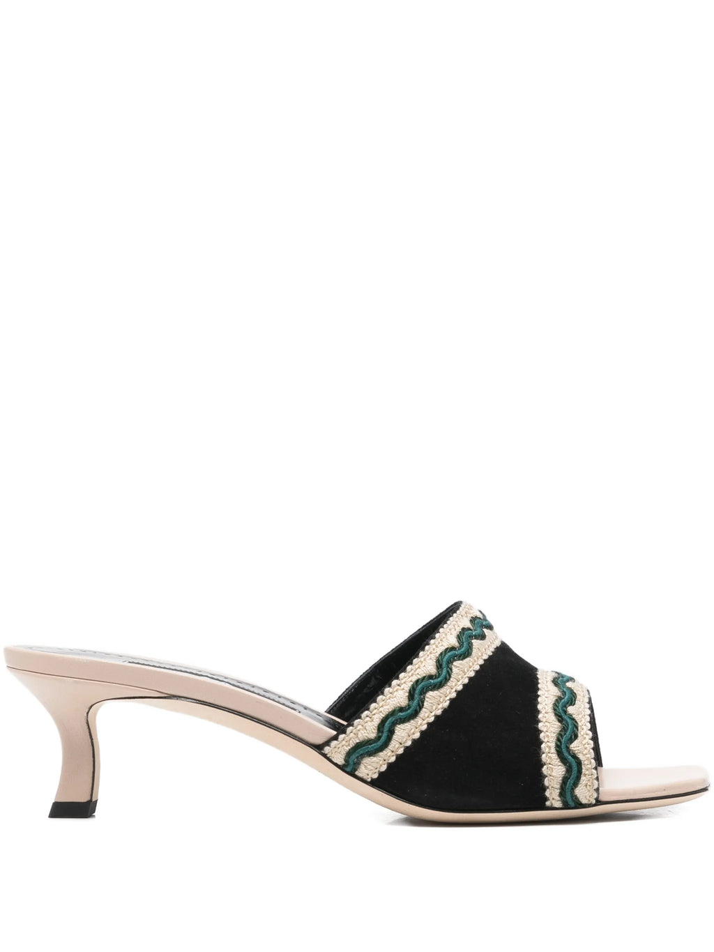 Manolo Blahnik - 50mm Marebis Embroidered Sandals