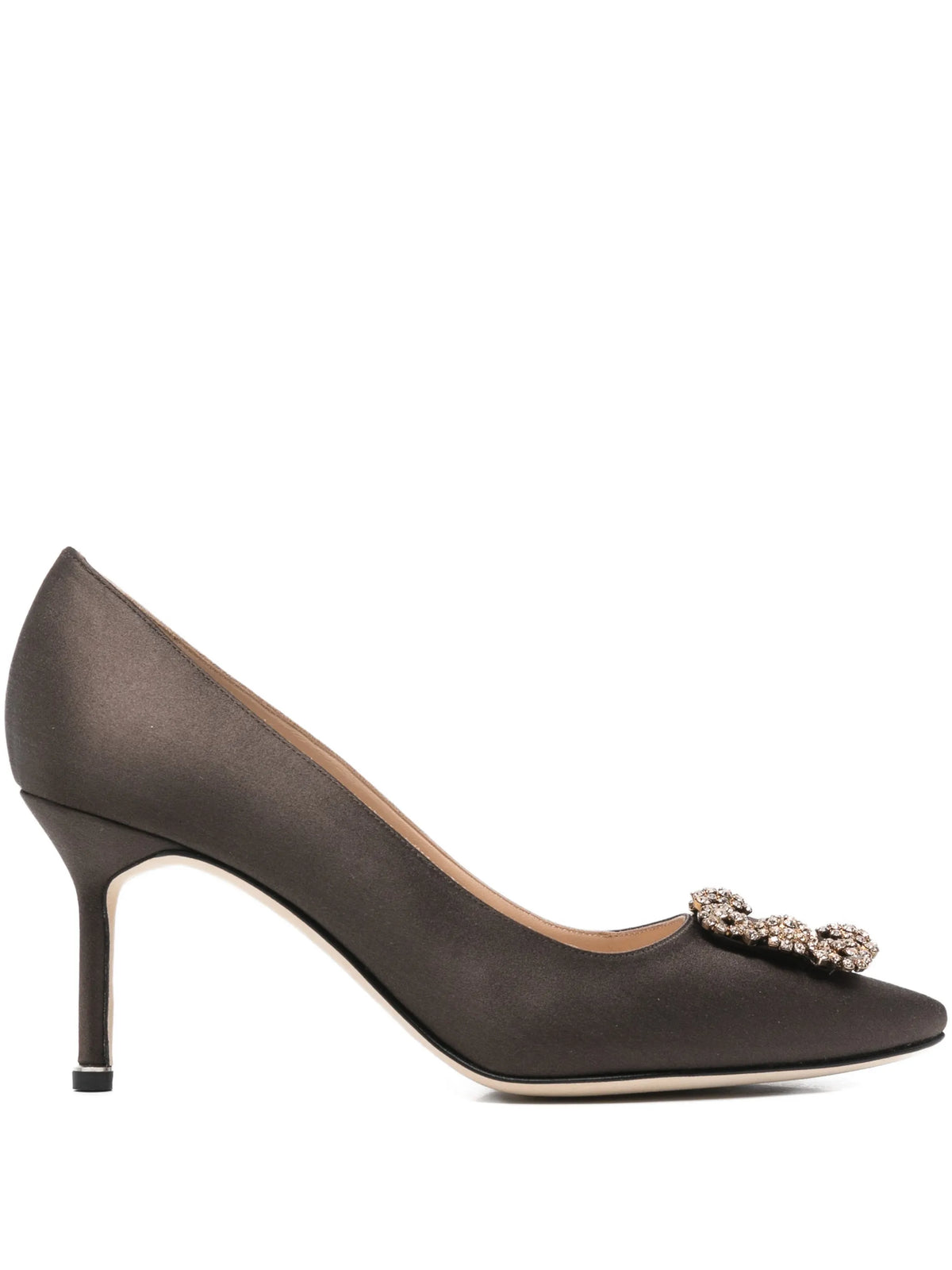 Manolo Blahnik - 80mm Hangisi Embellished Pumps