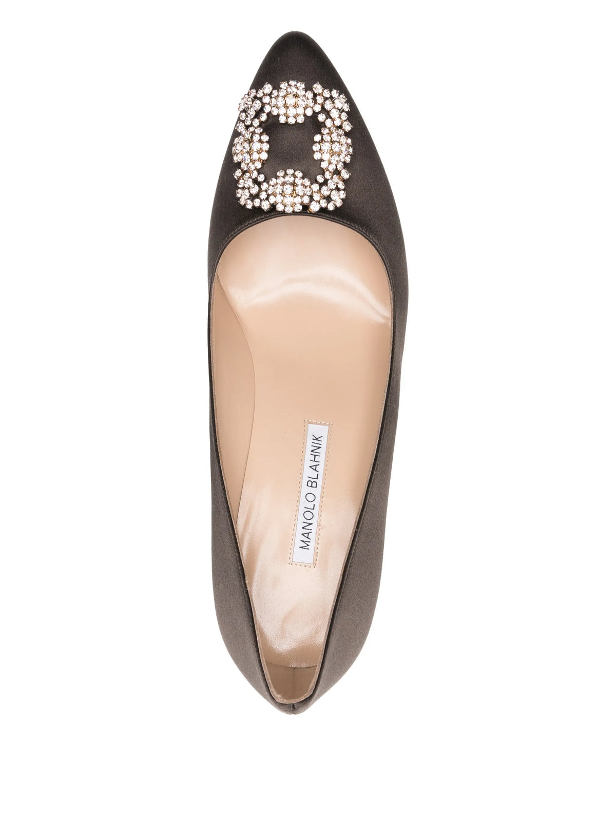 Manolo Blahnik - 80mm Hangisi Embellished Pumps