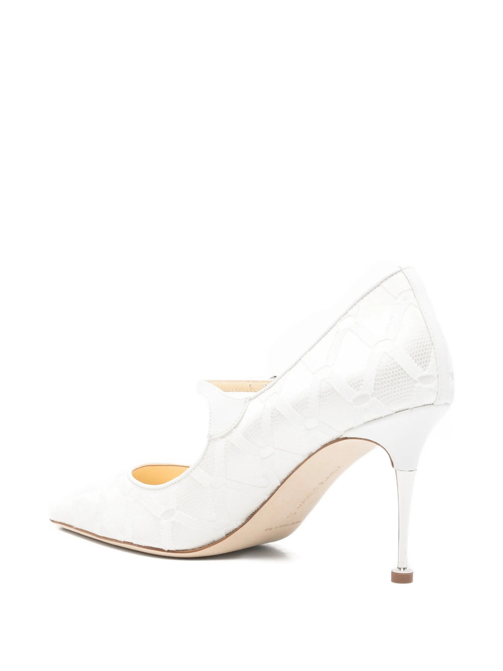 Manolo Blahnik - Aleka Geometric-pattern Strap Pumps