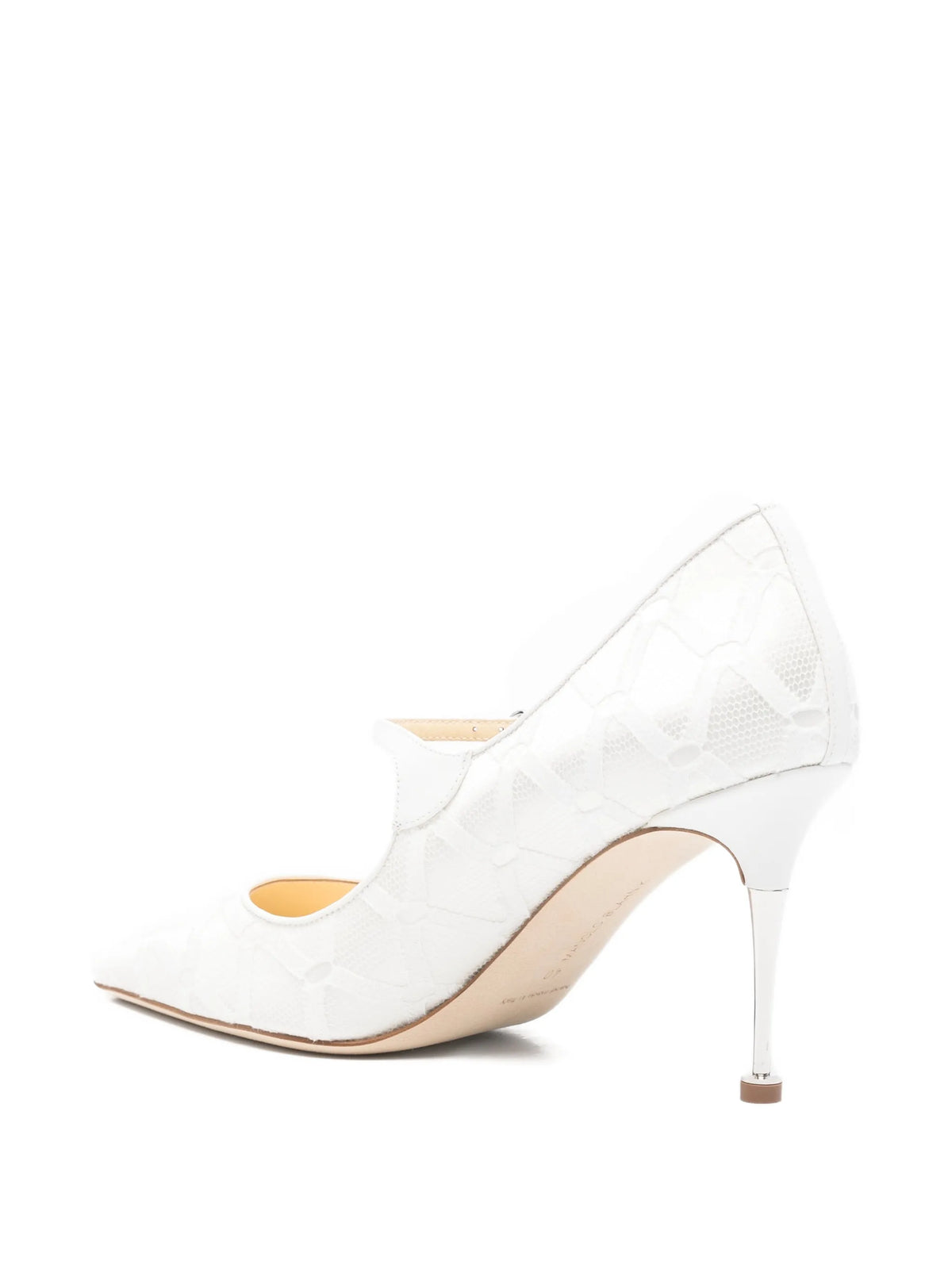 Manolo Blahnik - Aleka Geometric-pattern Strap Pumps