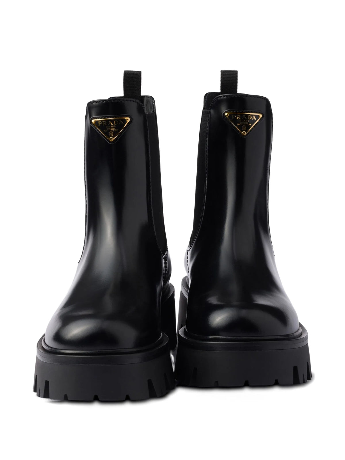 Prada - Leather Chelsea Boots