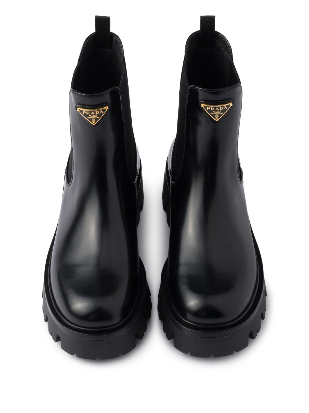 Prada - Leather Chelsea Boots