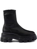 Prada - Monolith Stretch Nappa Leather Booties