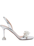 Aquazzura - 85mm Crystal-embellished Slingback Sandals