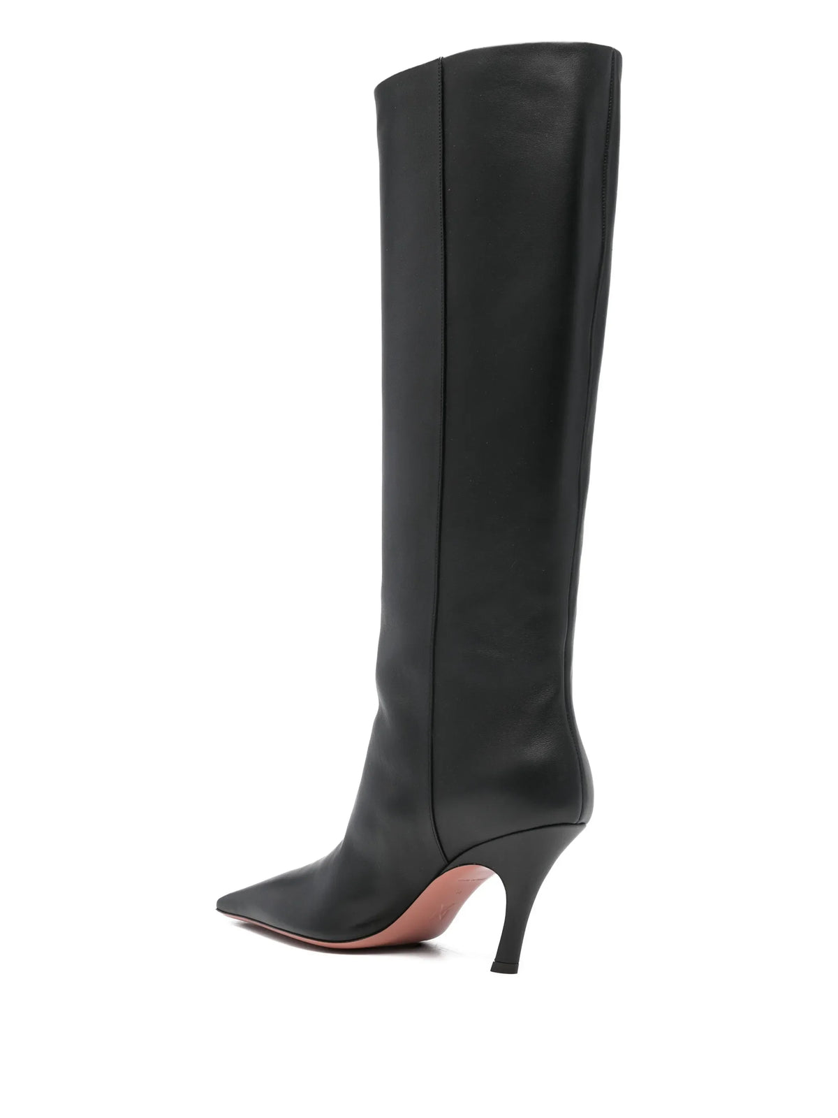 Amina Muaddi - Mona Side-zip Square-toe Boots