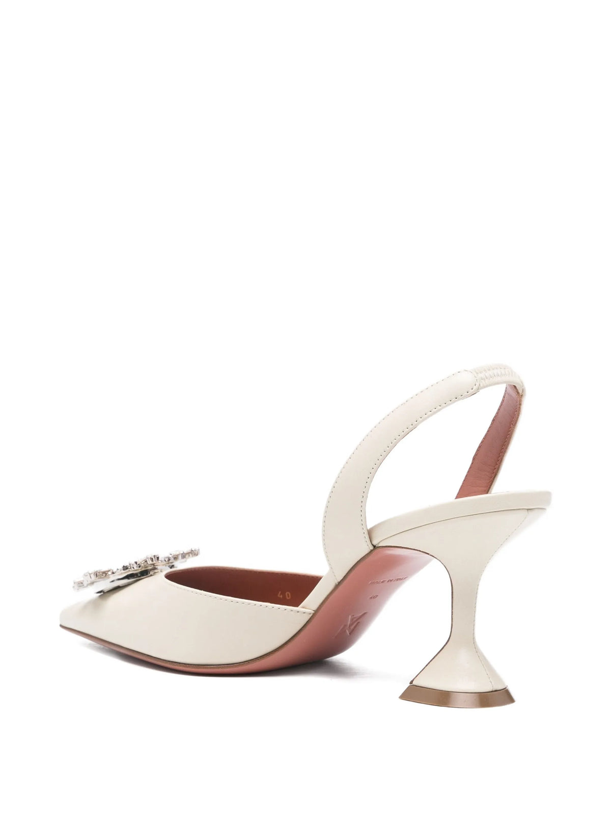 Amina Muaddi - 70mm Begum Heeled Pumps