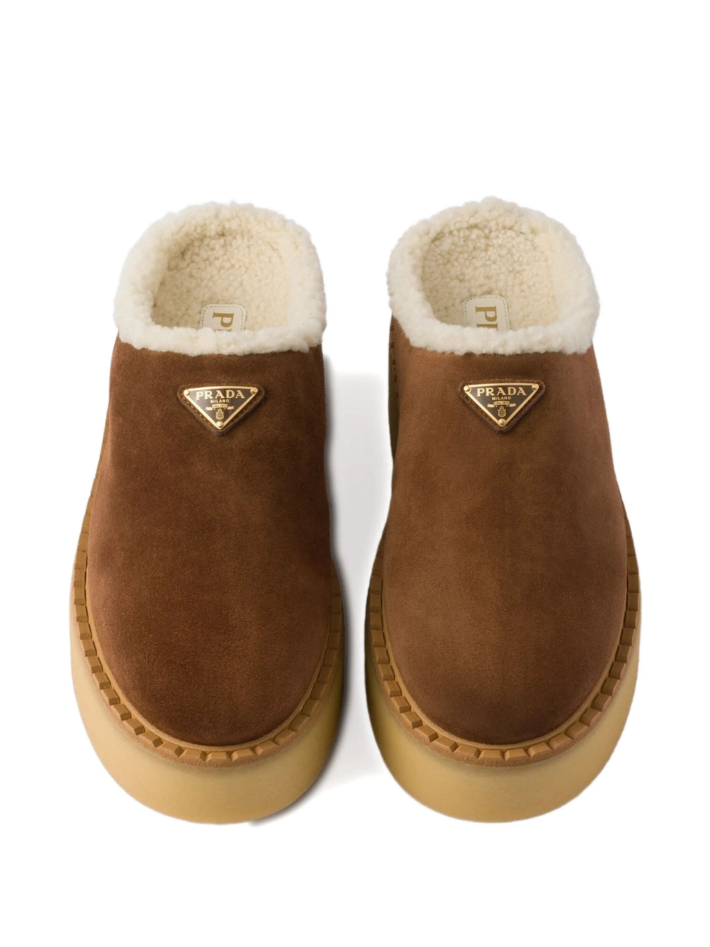 Prada - Suede Slippers