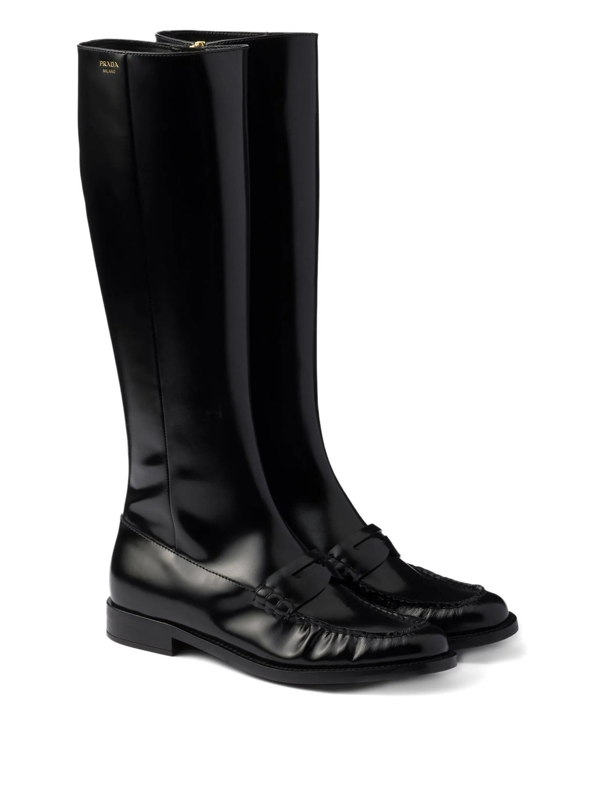 Prada - Leather Zip-fastening Boots