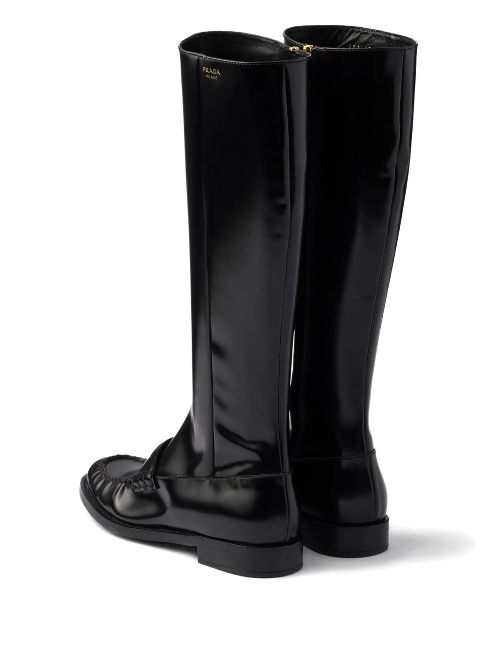 Prada - Leather Zip-fastening Boots