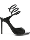 René Caovilla - 105mm Crystal-embellished Spiral-wrap Sandals