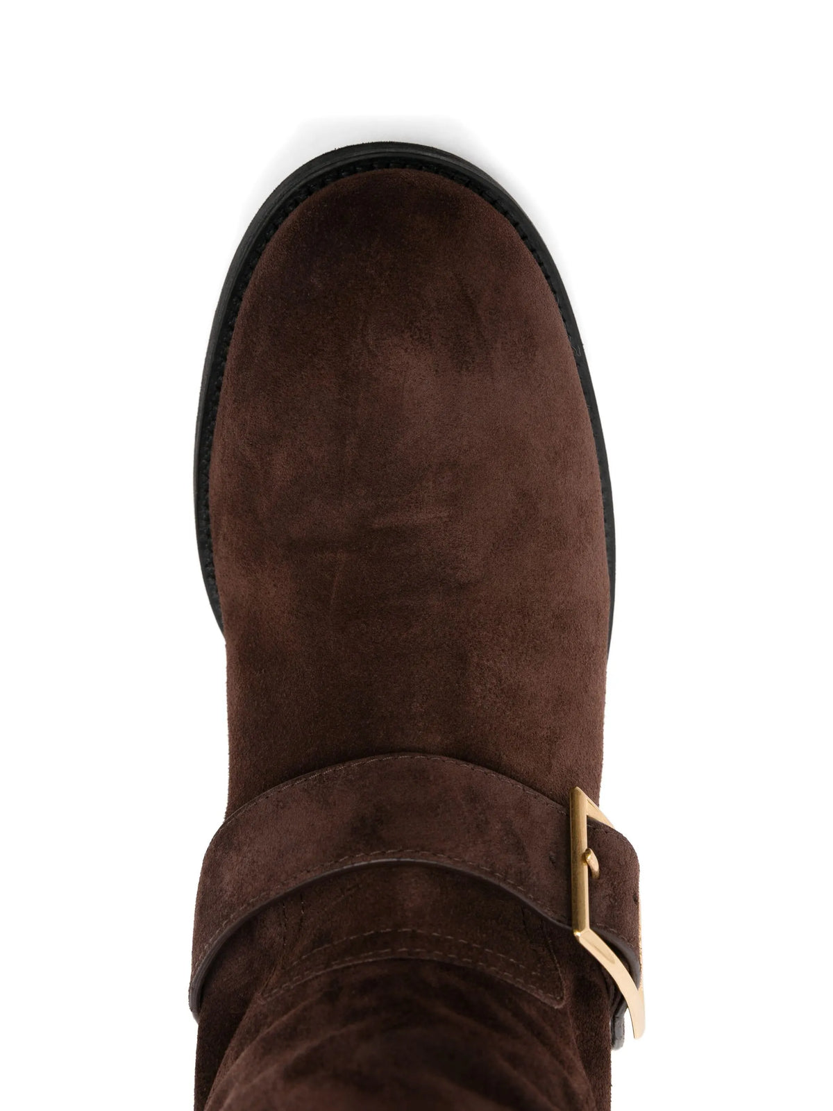 Jimmy Choo - Buckle Biker Suede Boots