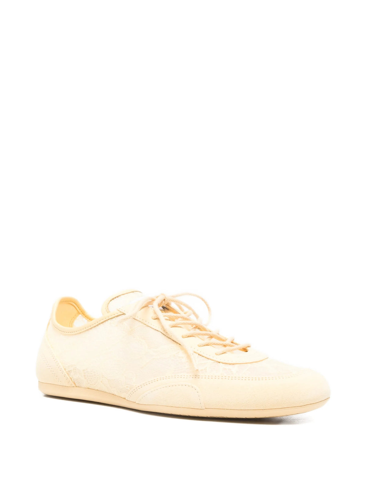 Jimmy Choo - Sunny F Lace-overlay Low Sneakers