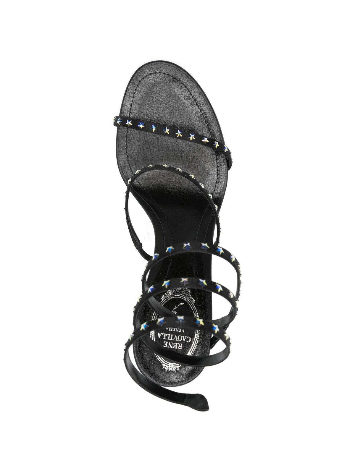 René Caovilla - Cleo Star-studded Ankle-wrap Sandals