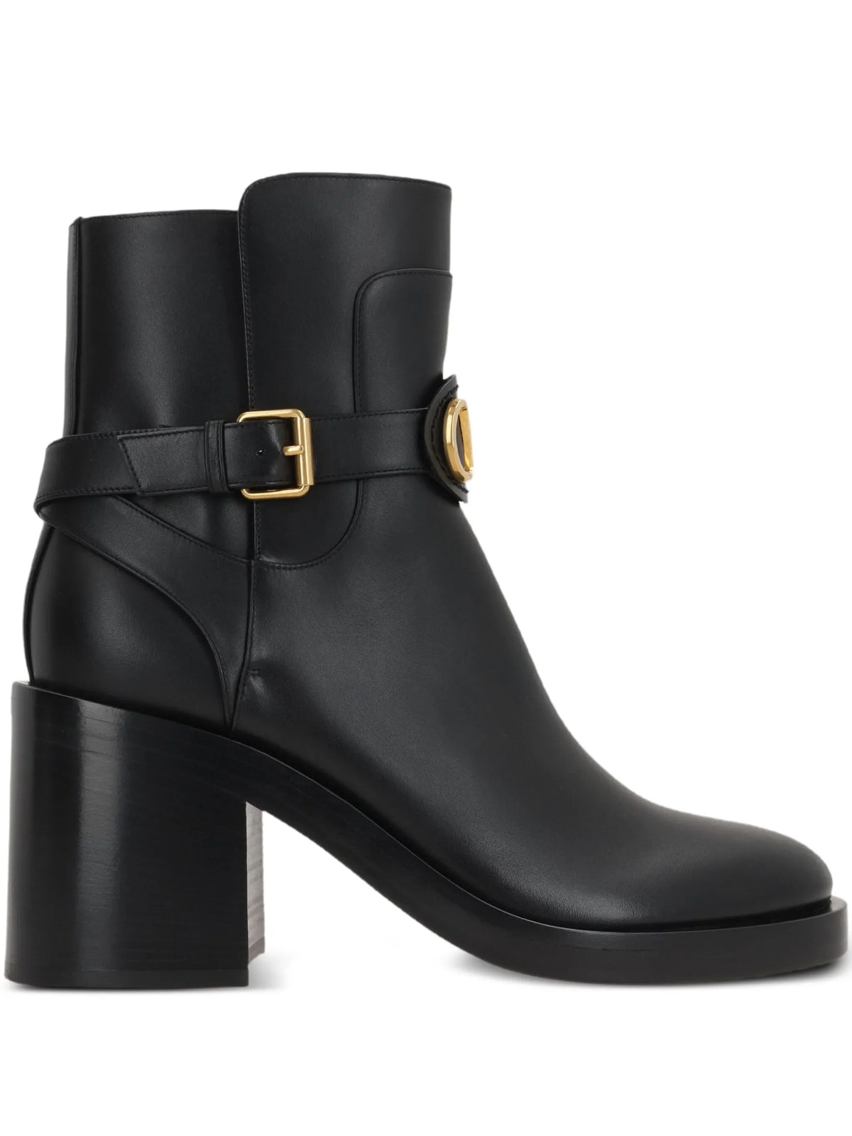 Valentino - 70mm Buckle-strap Logo Boots