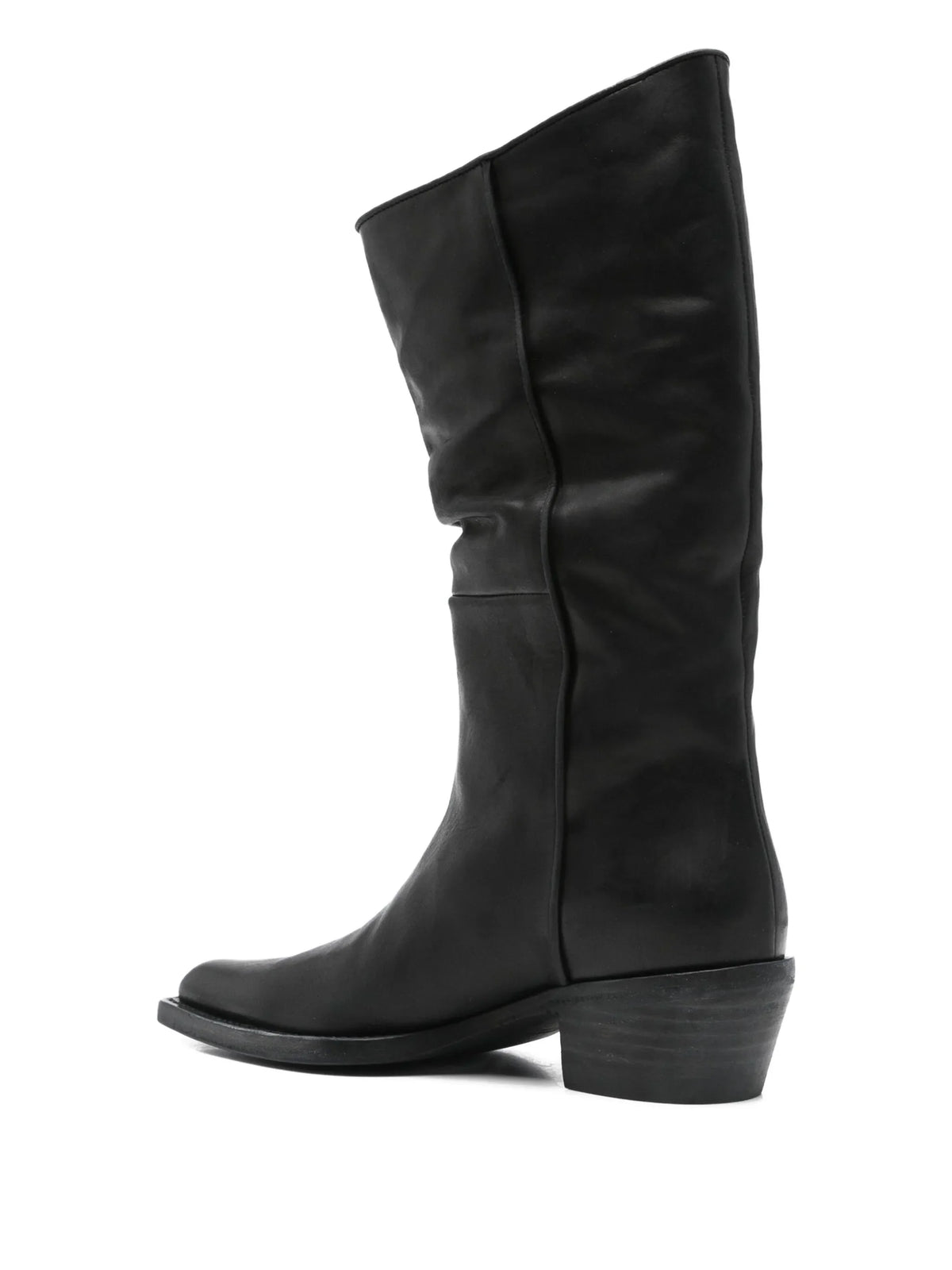 Khaite - Clive Leather Pointed-toe Boots