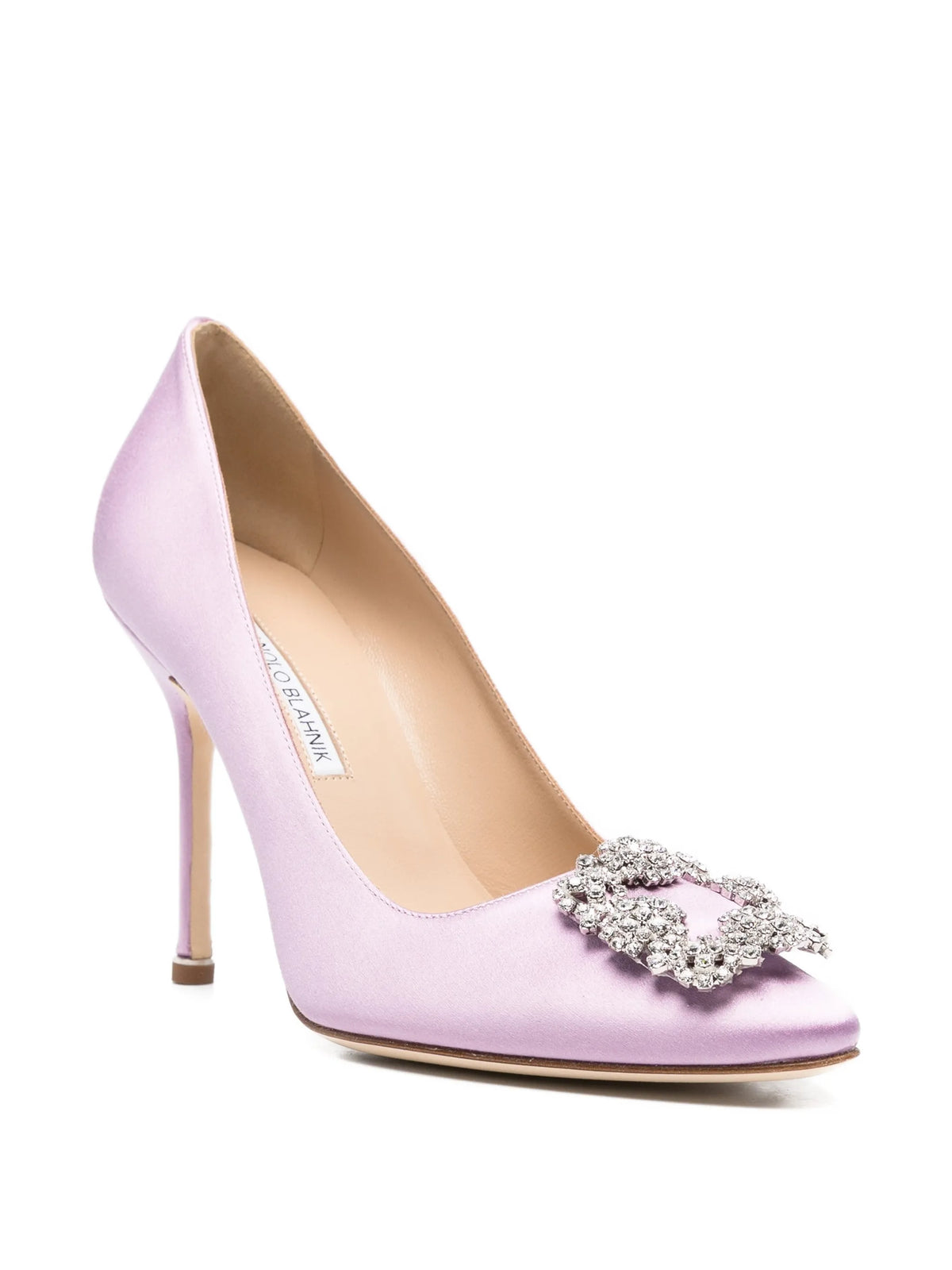 Manolo Blahnik - Hangisi Crysta-embellished Pumps