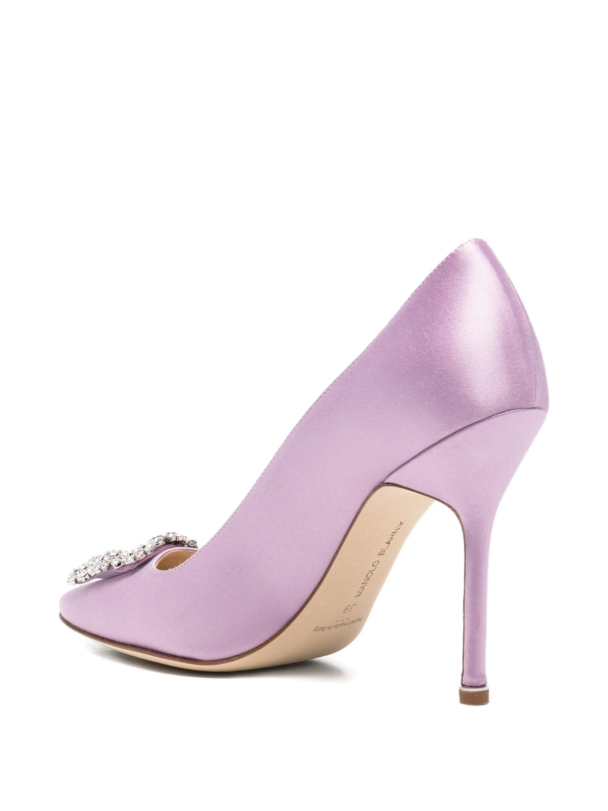 Manolo Blahnik - Hangisi Crysta-embellished Pumps
