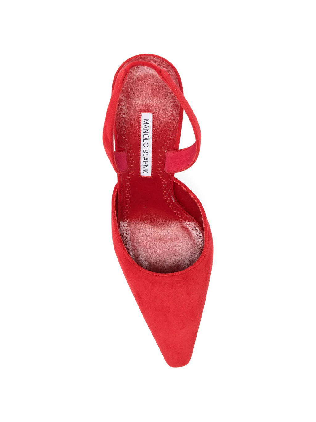 Manolo Blahnik - Borelapla Suede Slingback Pumps
