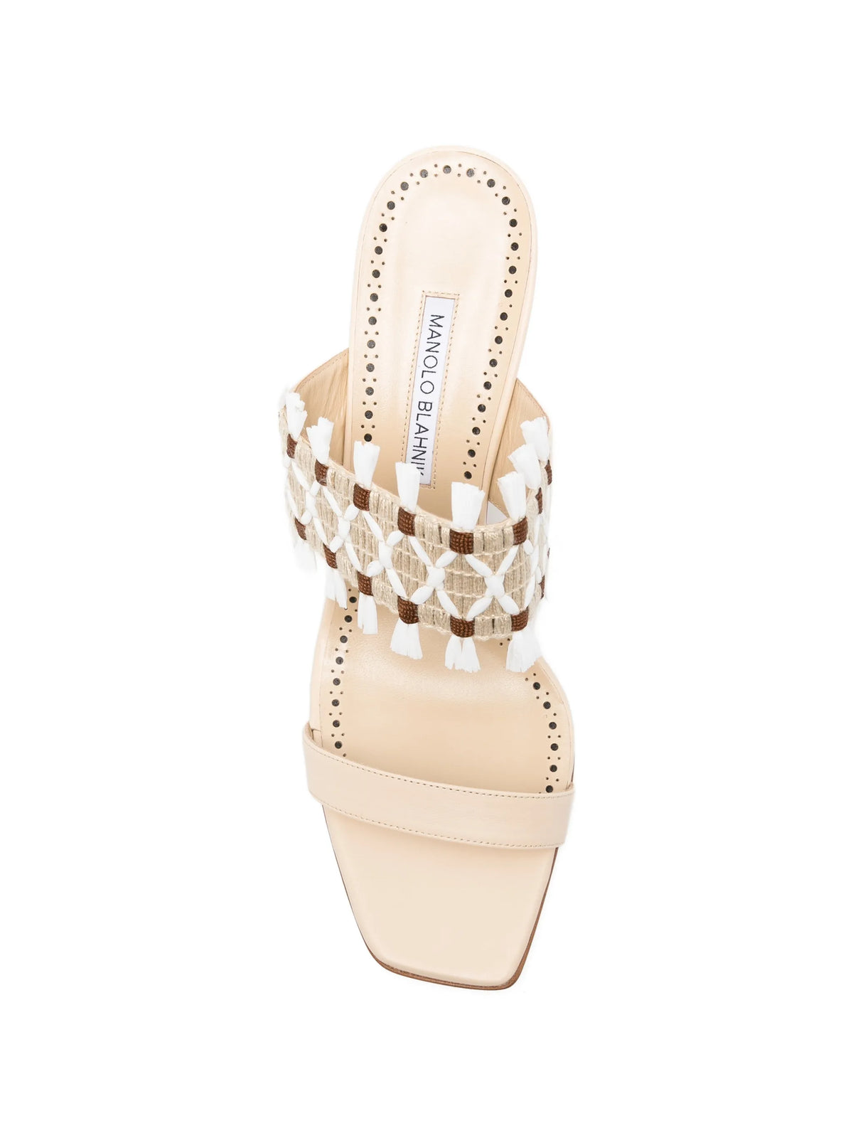 Manolo Blahnik - Raffia Efeso Sandals