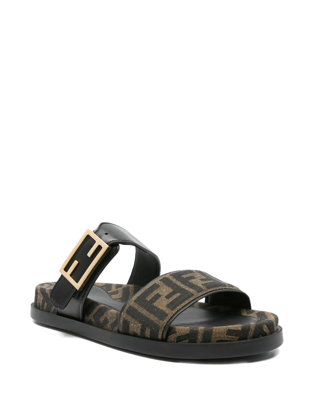 Fendi - Feel FF-logo Buckle Sandals