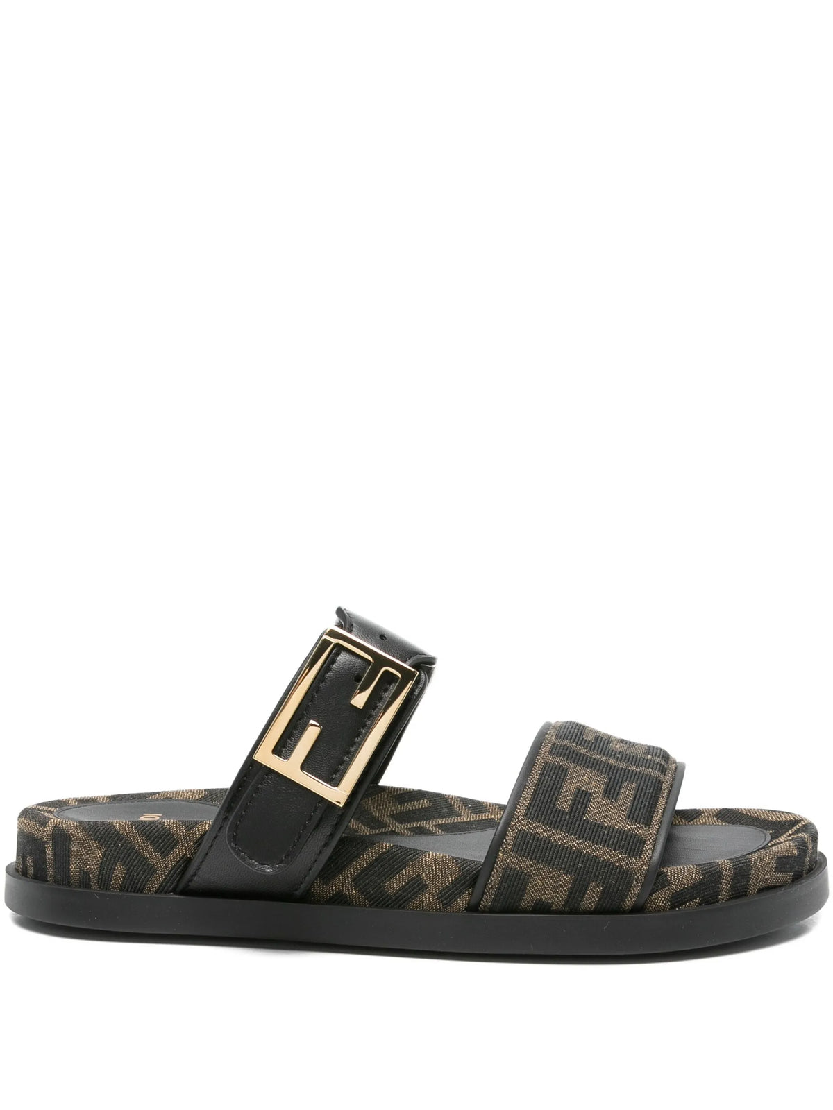 Fendi - Feel FF-logo Buckle Sandals