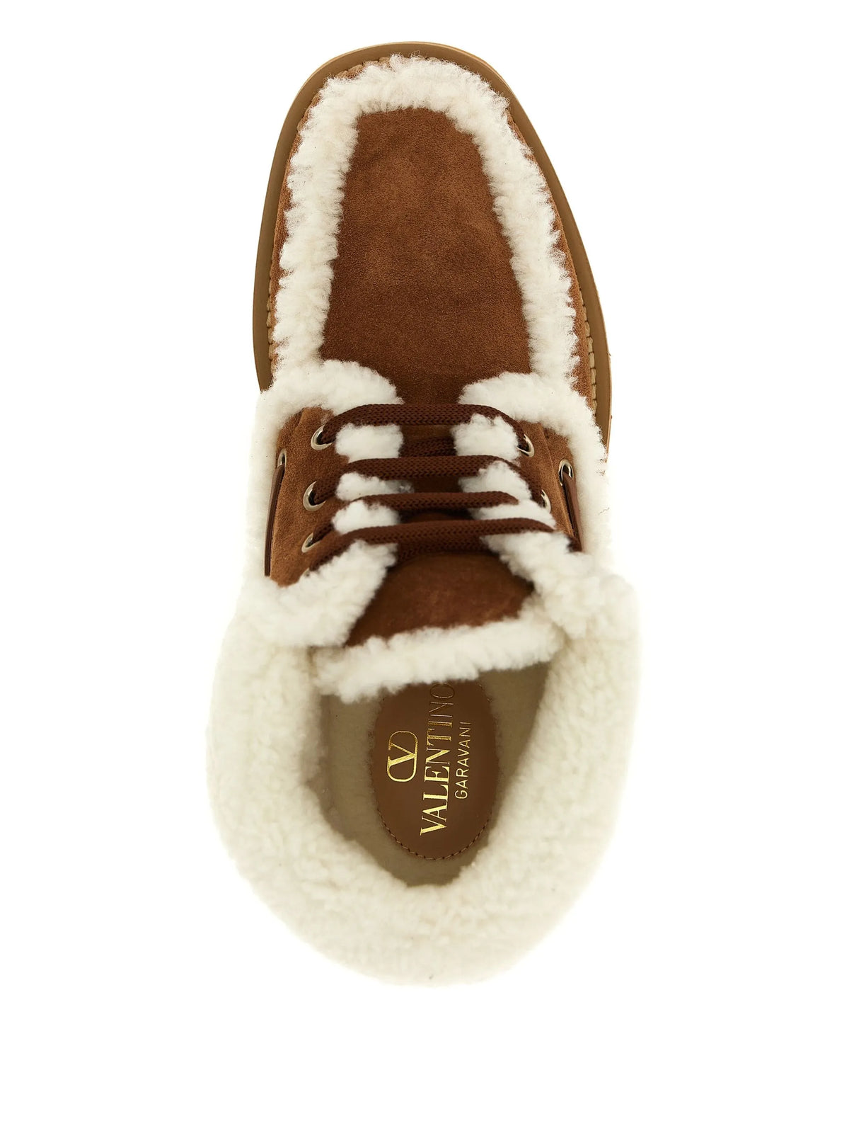 Valentino - VLogo-detail Lace-up Leather Boots