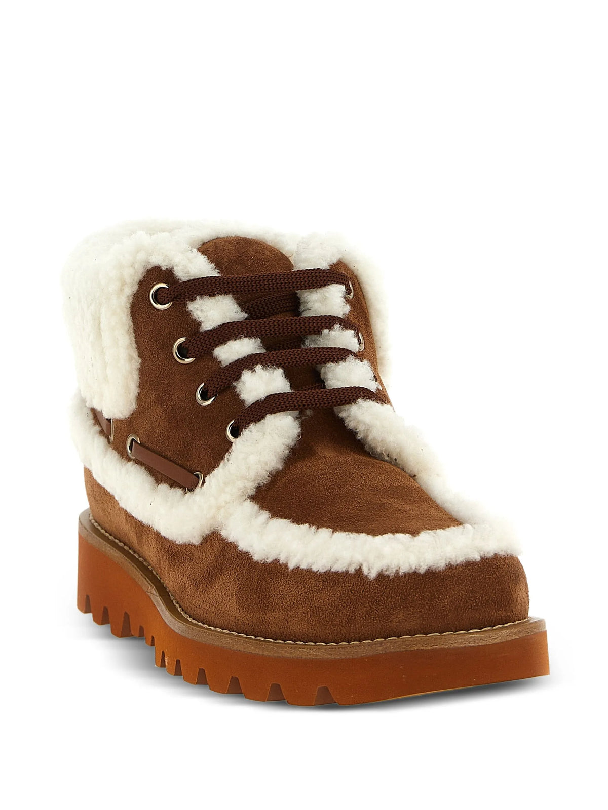 Valentino - VLogo-detail Lace-up Leather Boots