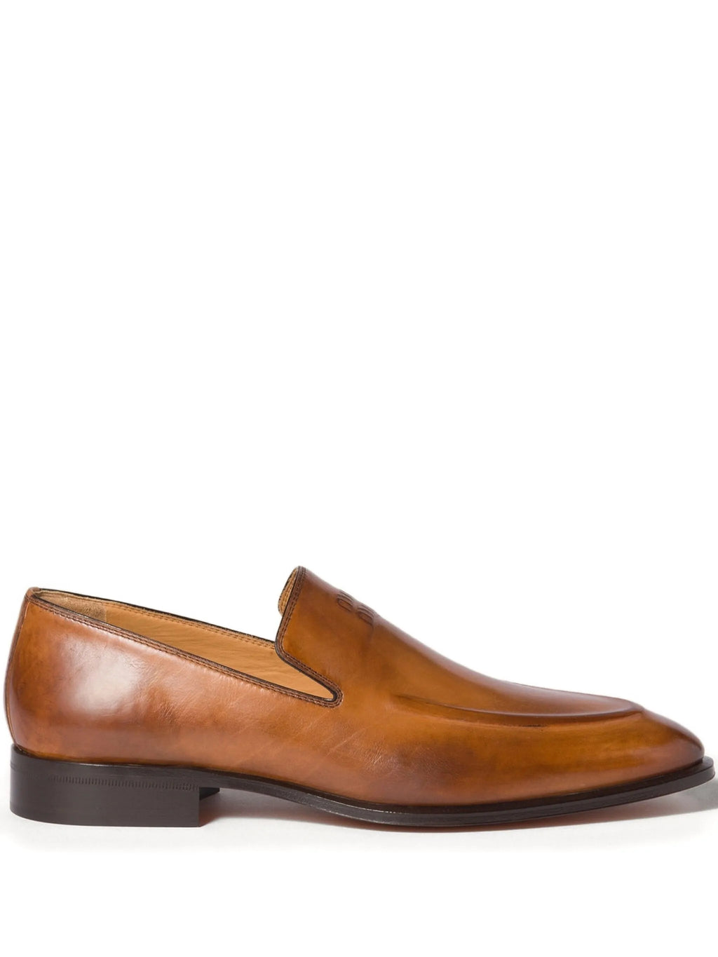 Miu Miu - Embossed-logo Loafers