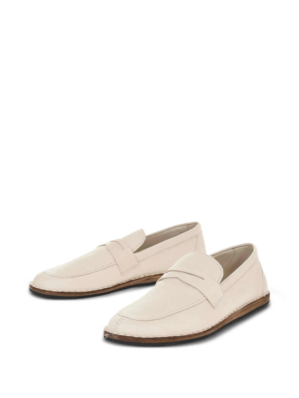 The Row - Cary Leather Penny Loafers