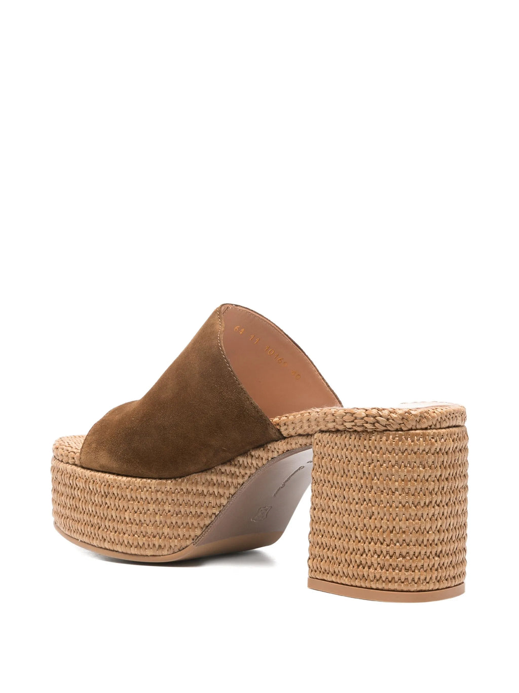 Gianvito Rossi - Platform Suede Mule Sandals