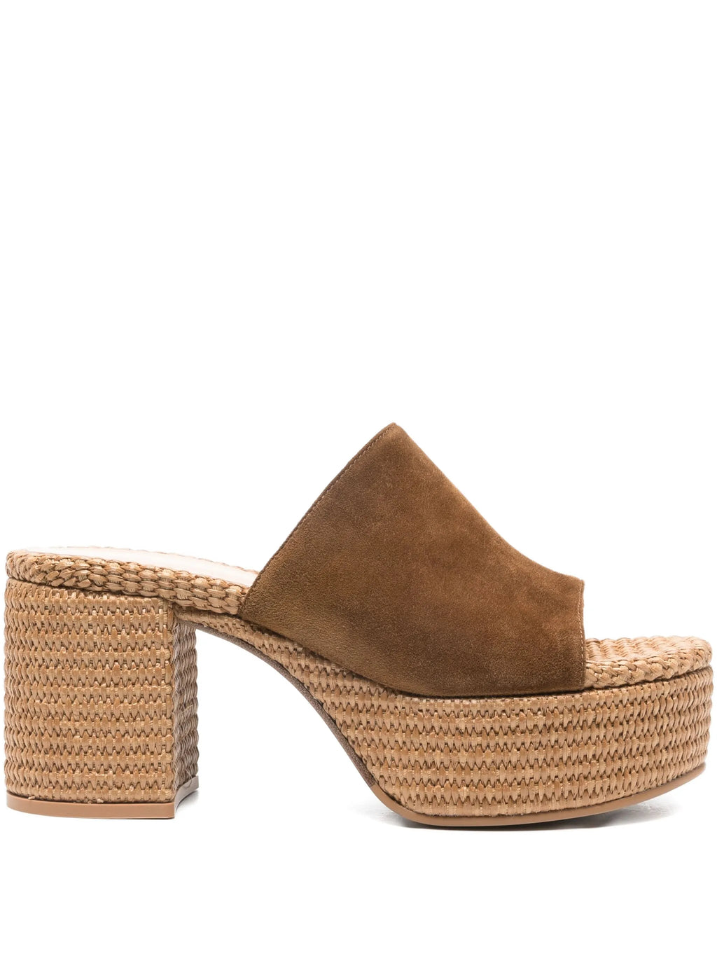 Gianvito Rossi - Platform Suede Mule Sandals