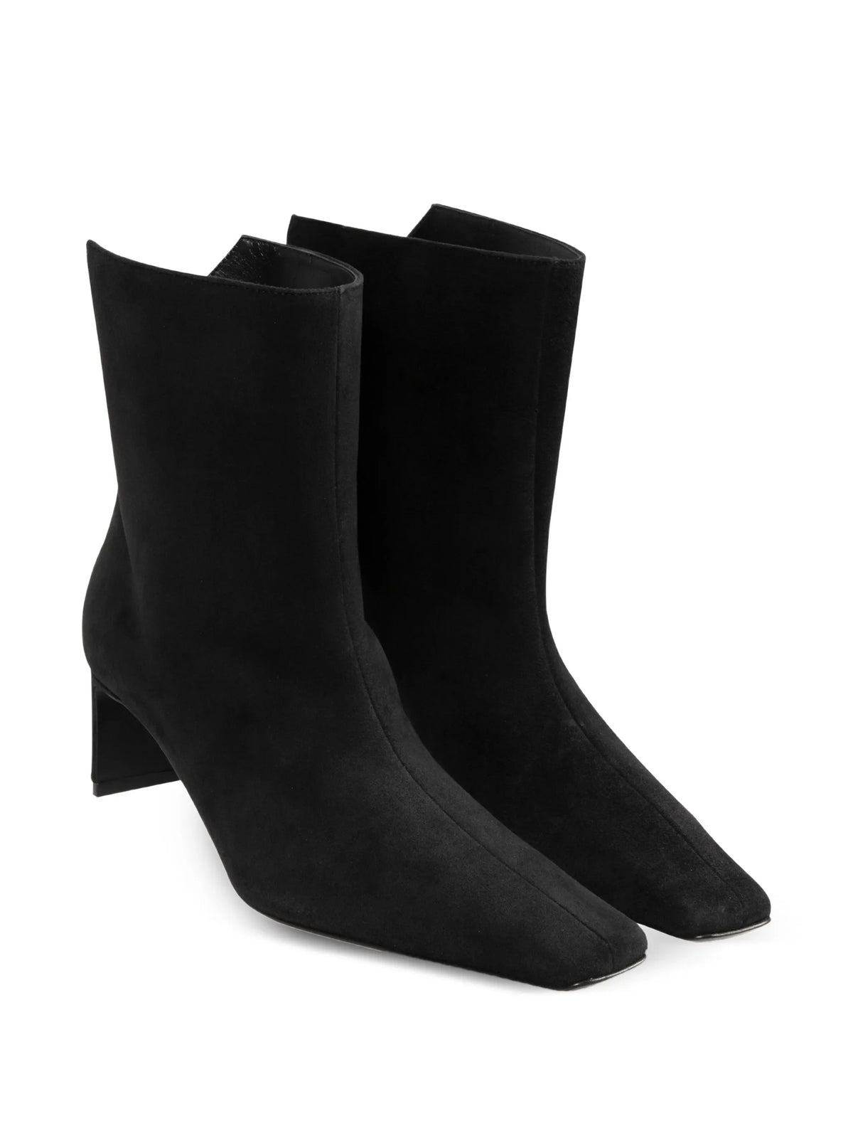 Khaite - 55mm Ona Square-toe Ankle Boots