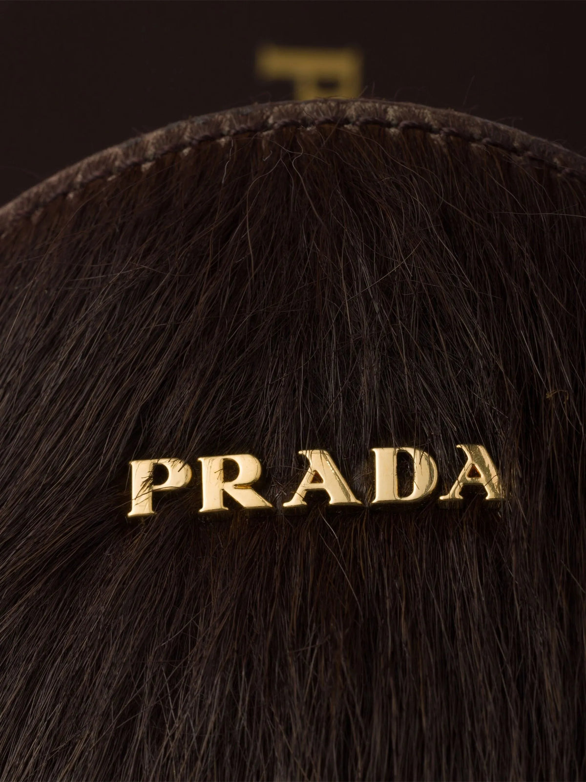 Prada - Logo-plaque Hair-calf Mules