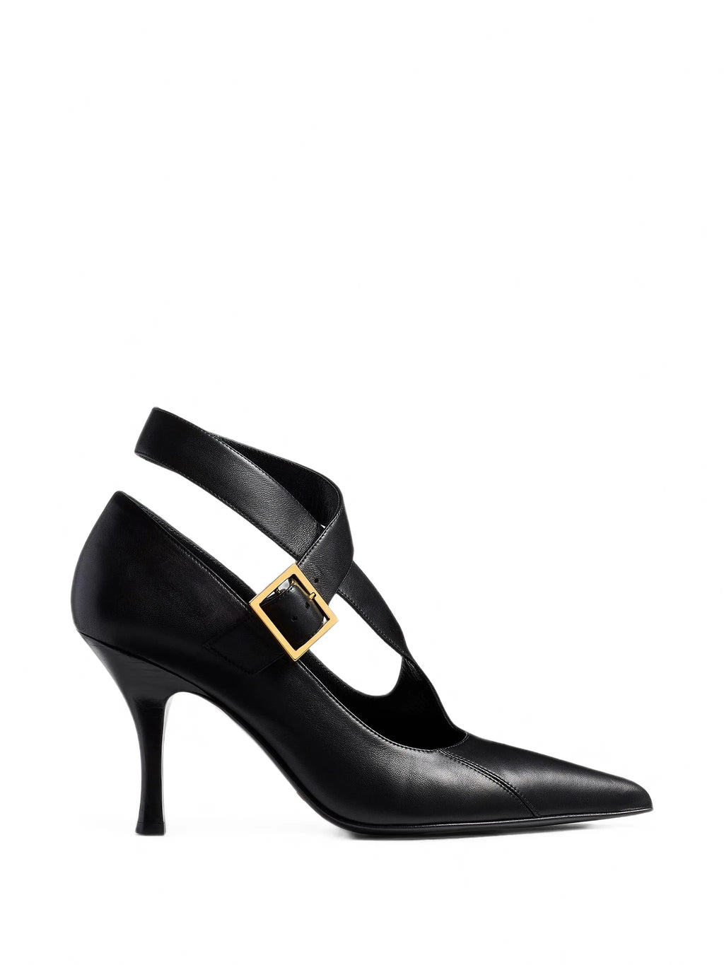 Khaite - 85mm Leather Heeled Pumps