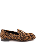 Fendi - Baguette Leopard-print Loafers