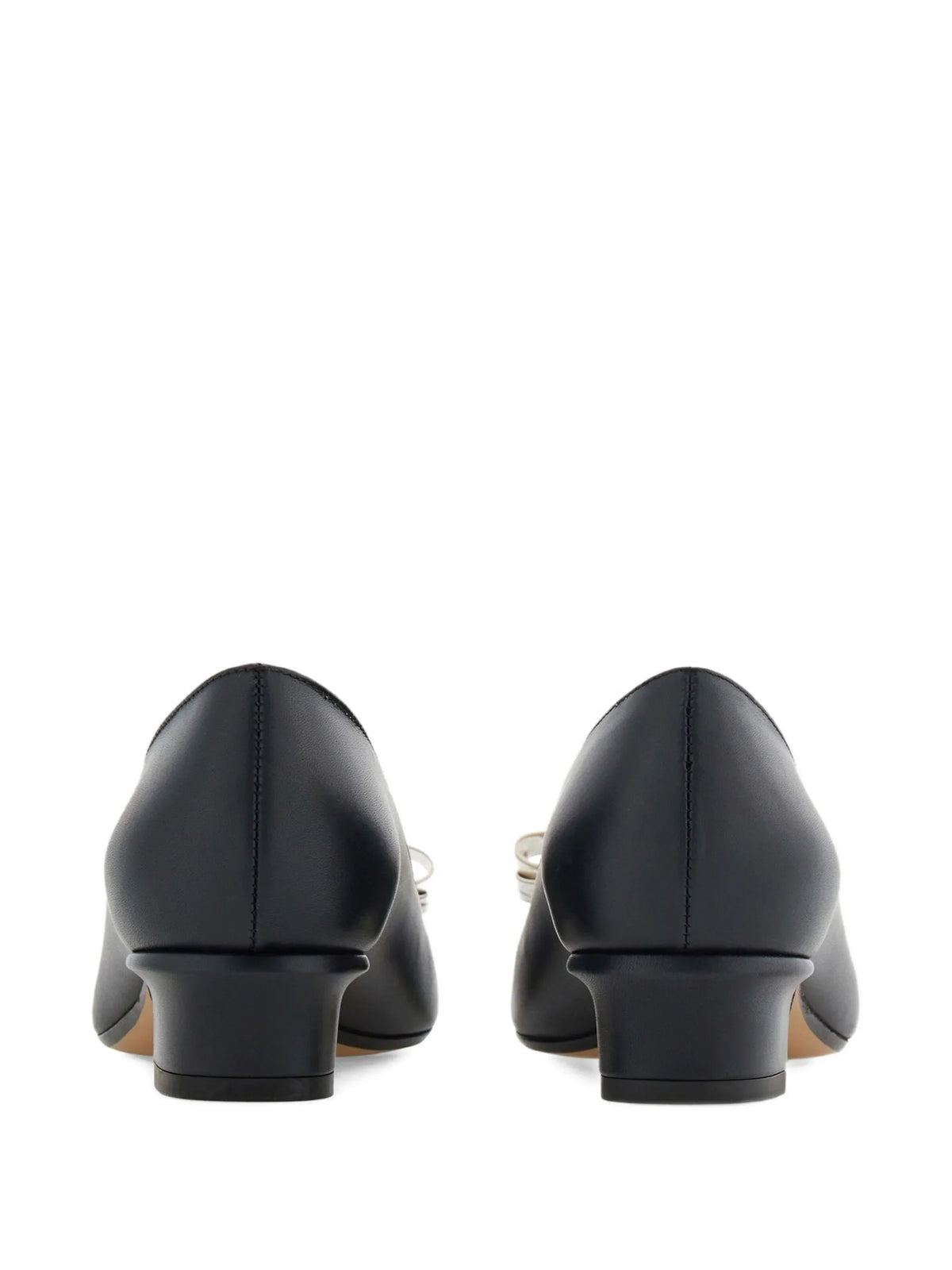 Ferragamo - Vara Bow-detail Block-heel Pumps