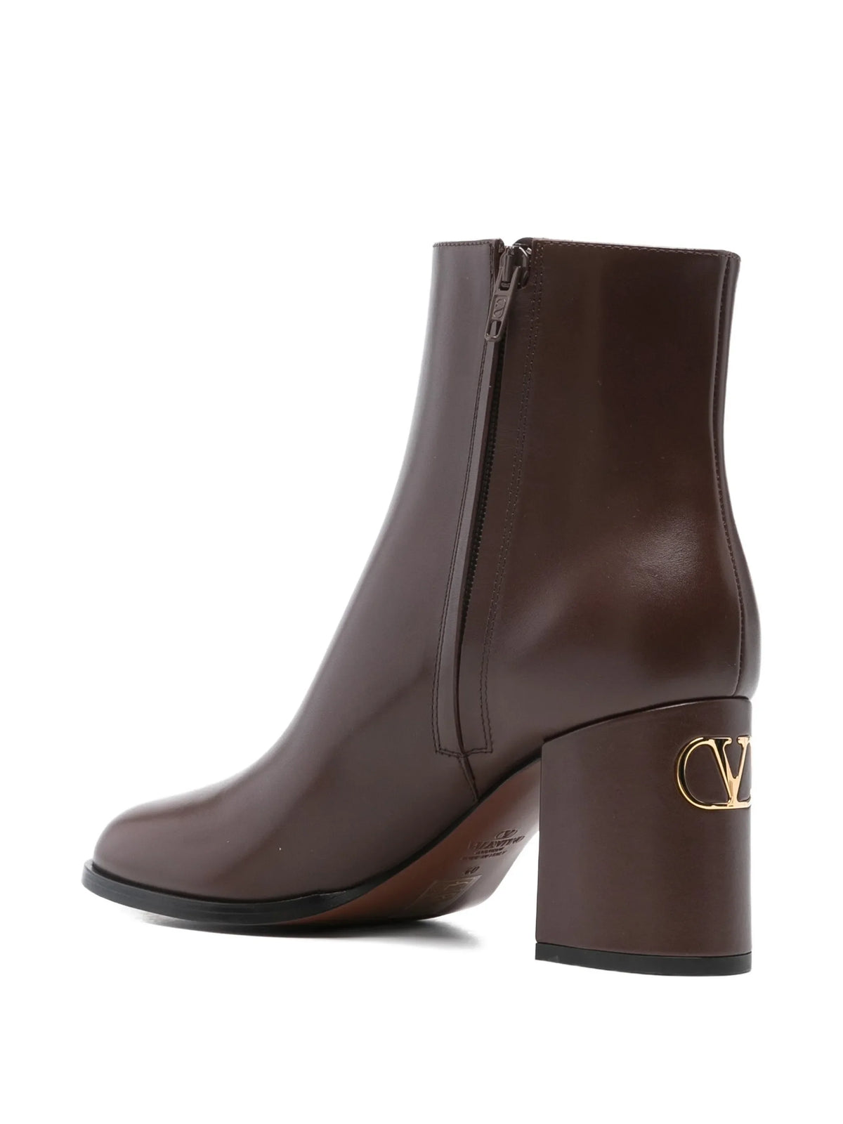 Valentino - Logo Heel Ankle Boots