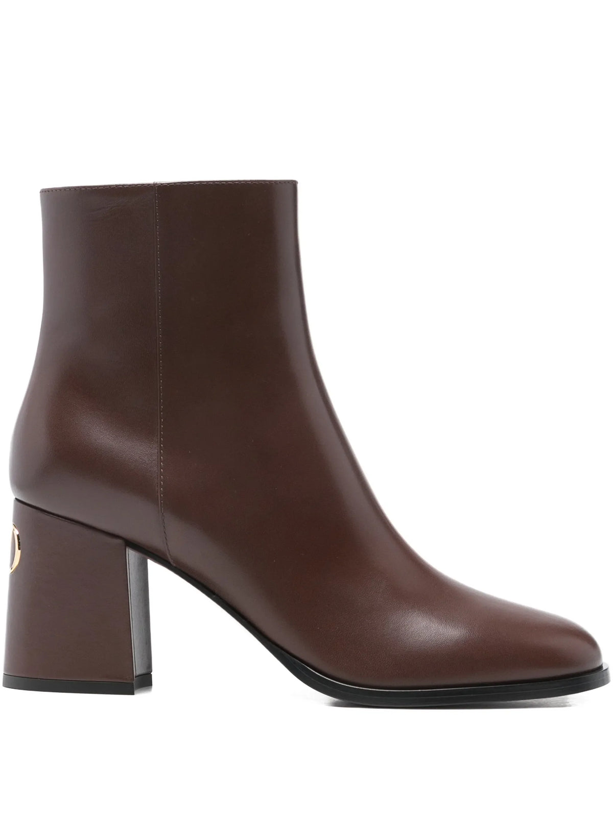 Valentino - Logo Heel Ankle Boots
