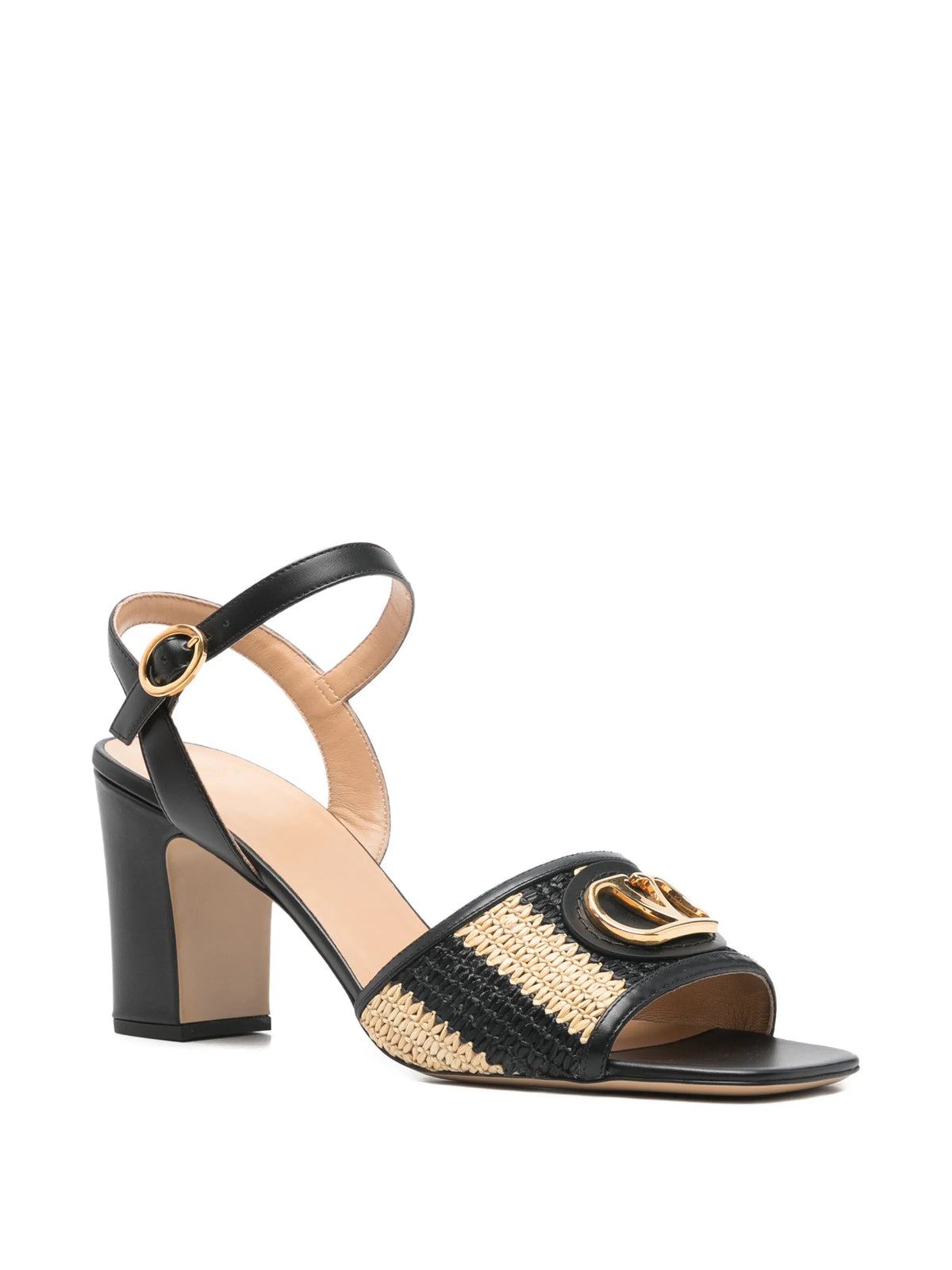 Valentino - VLogo Raffia Sandals