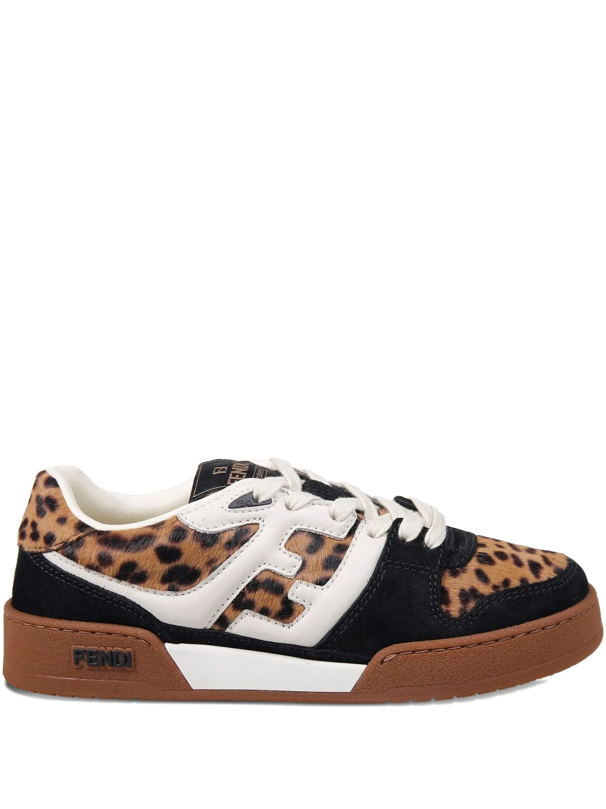 Fendi - Match Leopard-print Sneakers