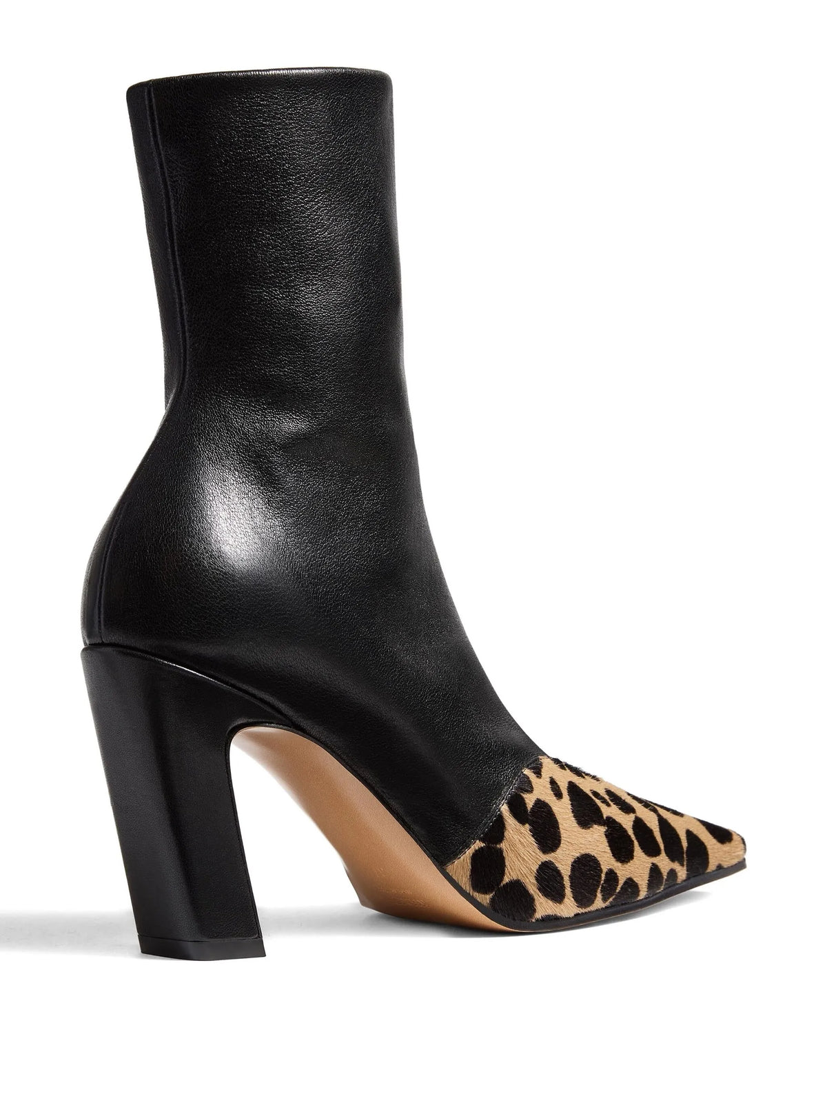 Khaite - 85mm Nevada Hyena-print Square Toe Boots