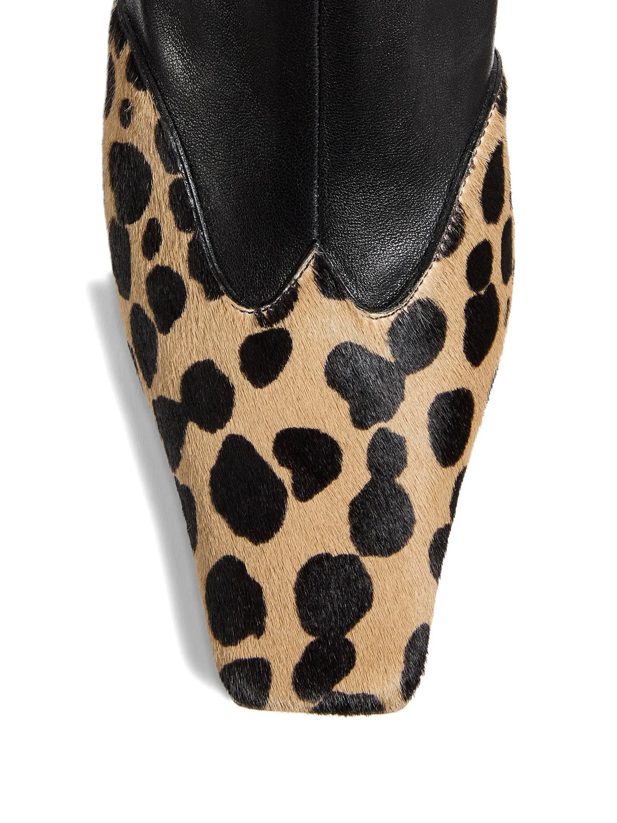 Khaite - 85mm Nevada Hyena-print Square Toe Boots