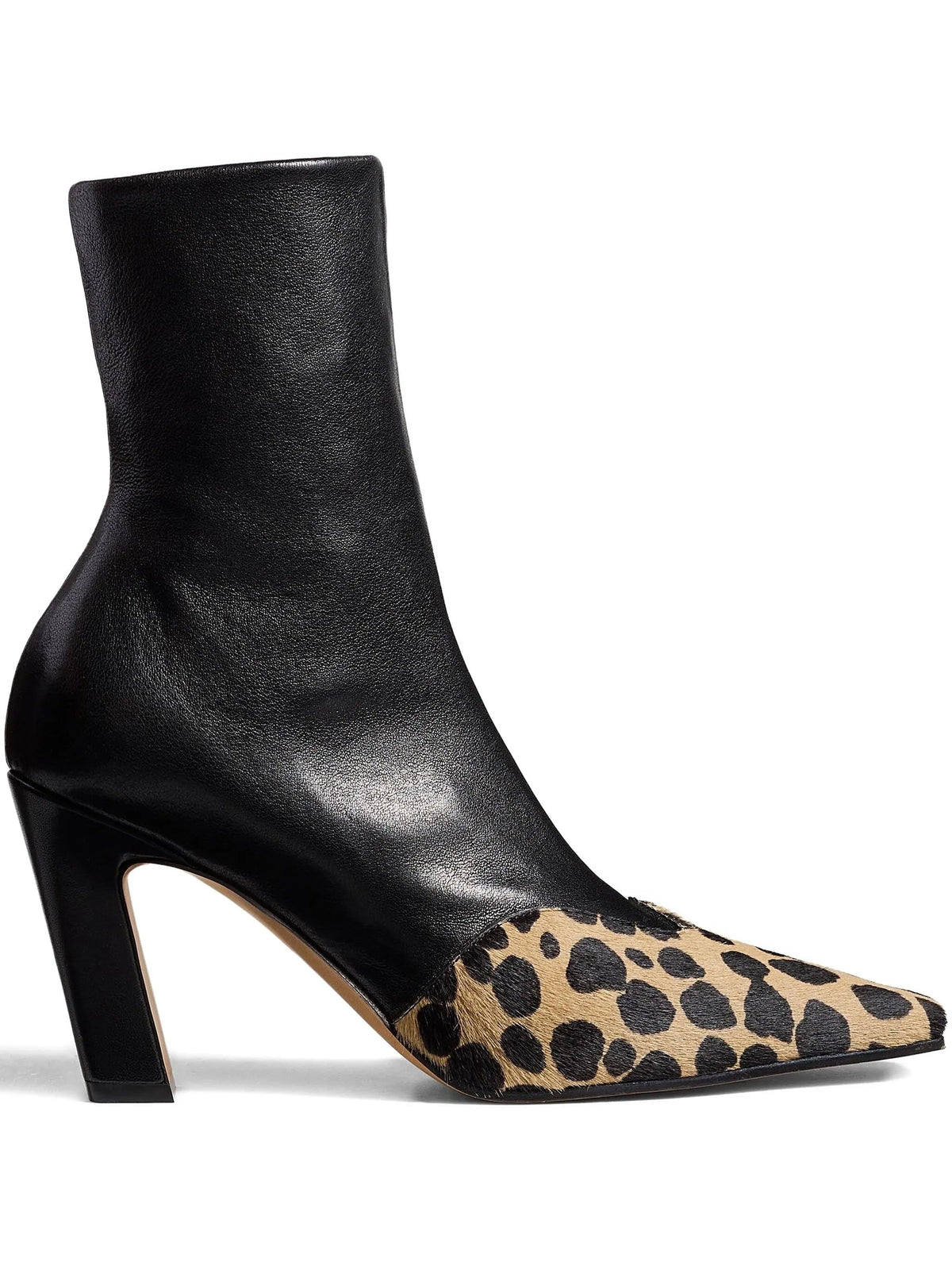 Khaite - 85mm Nevada Hyena-print Square Toe Boots